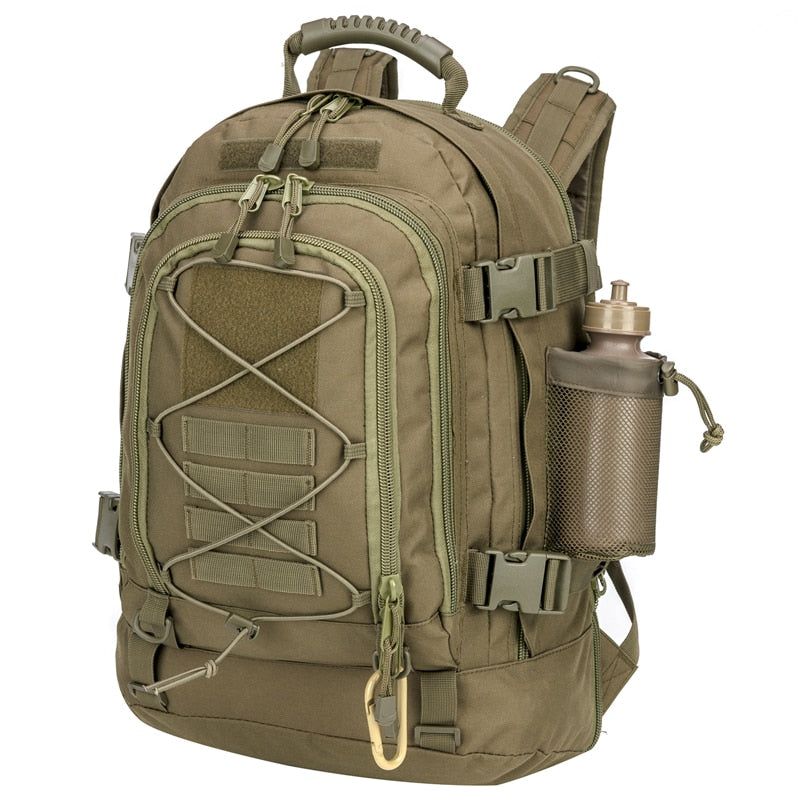 60L Military Tactical Backpack – Expandable Outdoor Rucksack with MOLLE System