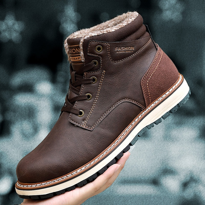 Forge Men’s Leather Winter Boots