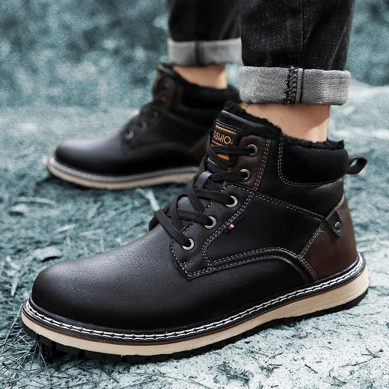 Forge Men’s Leather Winter Boots