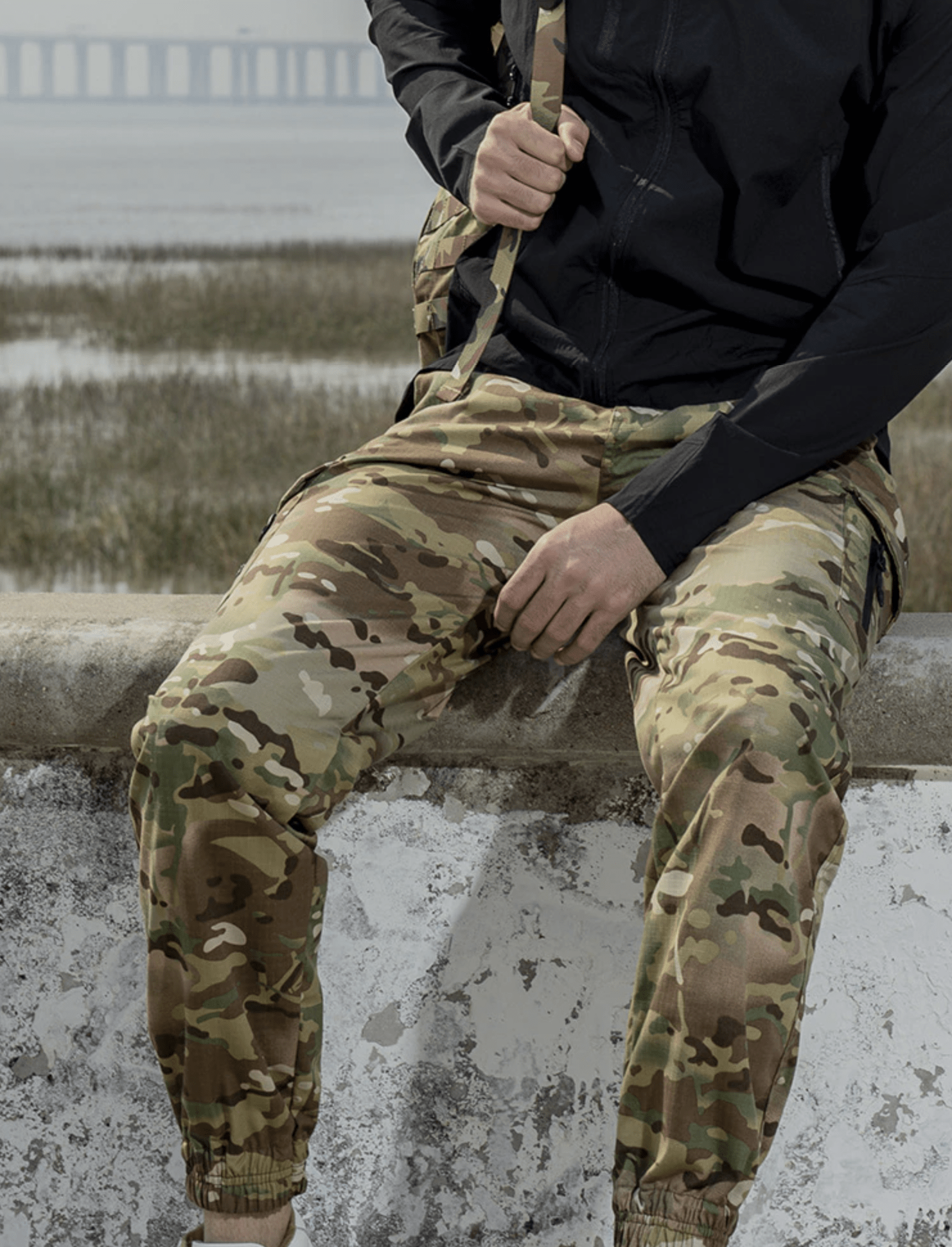Camo Waterproof Tech Jogger