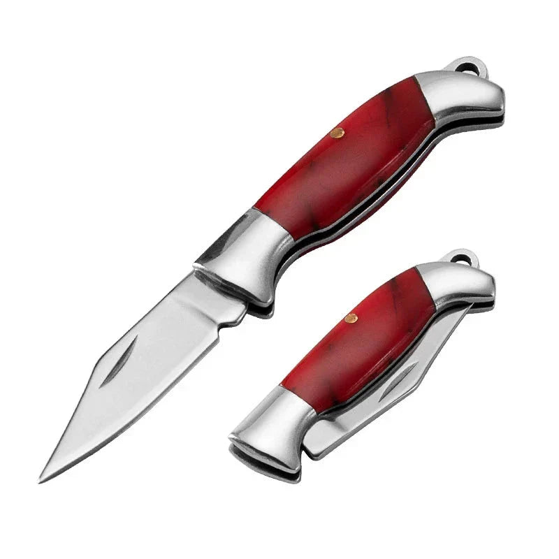 Mini Brass Shell Folding Knife