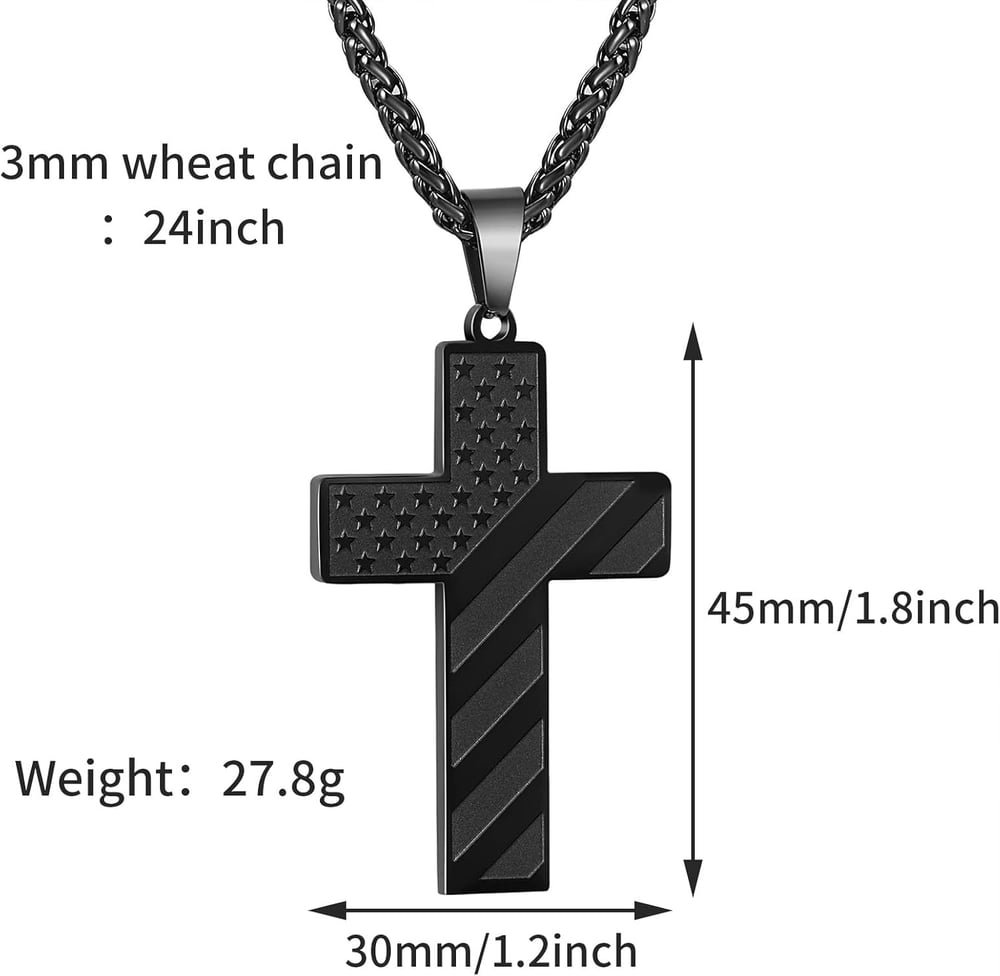Forgeman Valor Cross Necklace – Double Pack Offer (Buy 1 Get 2)