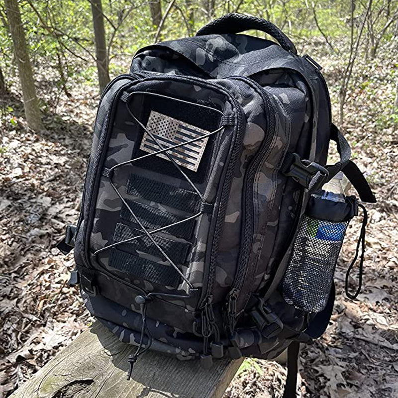 60L Military Tactical Backpack – Expandable Outdoor Rucksack with MOLLE System