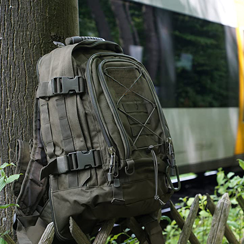 60L Military Tactical Backpack – Expandable Outdoor Rucksack with MOLLE System