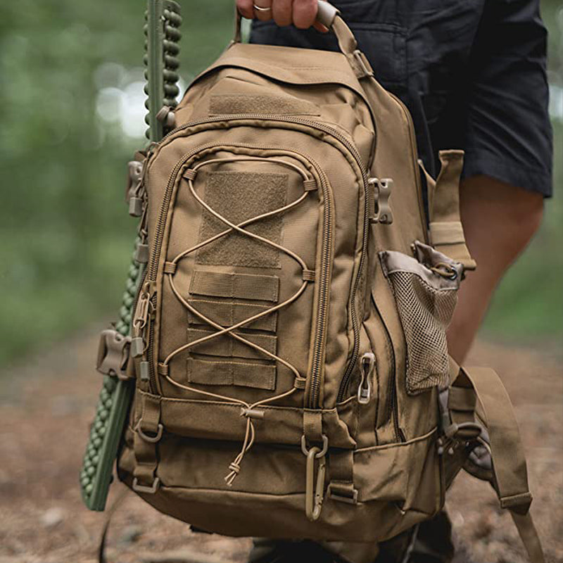 60L Military Tactical Backpack – Expandable Outdoor Rucksack with MOLLE System