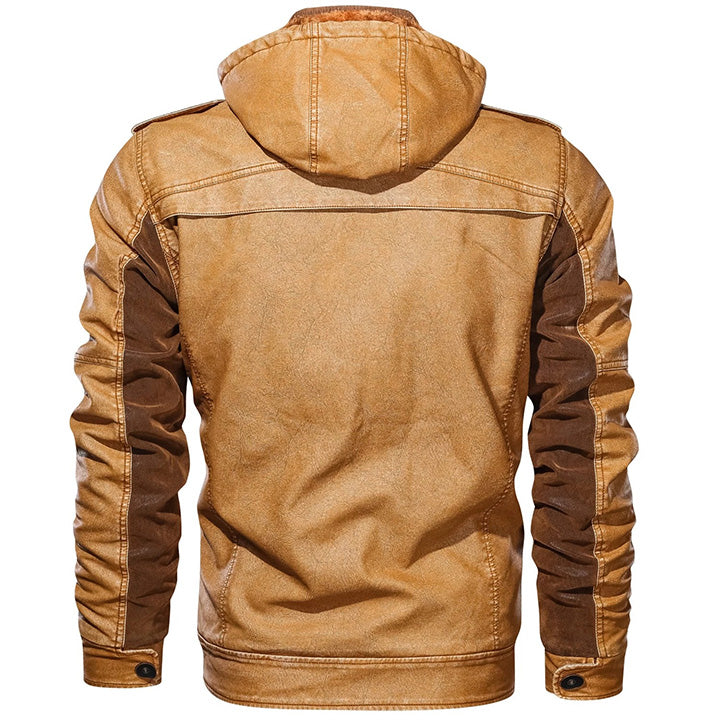 Outlaw Trucker PU Leather Jacket